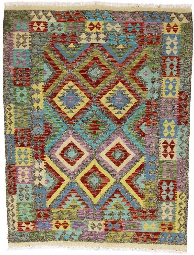 Tapete afegão Kilim Afegão Heritage 201x154 201x154, Tapete persa Tecido à mão