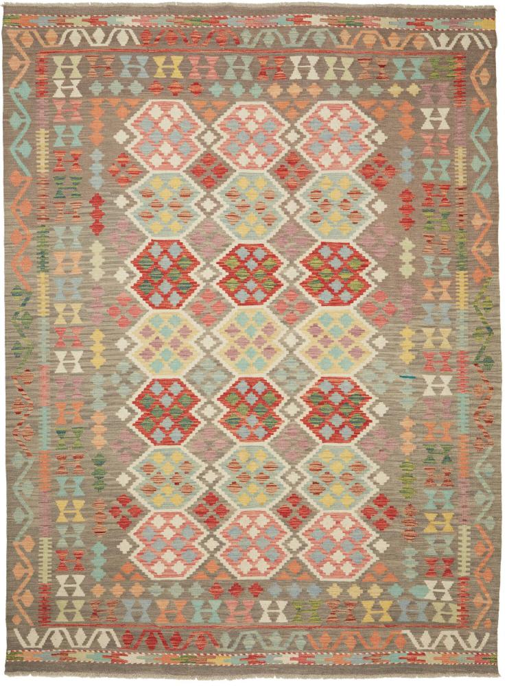 Tapete afegão Kilim Afegão 247x183 247x183, Tapete persa Tecido à mão