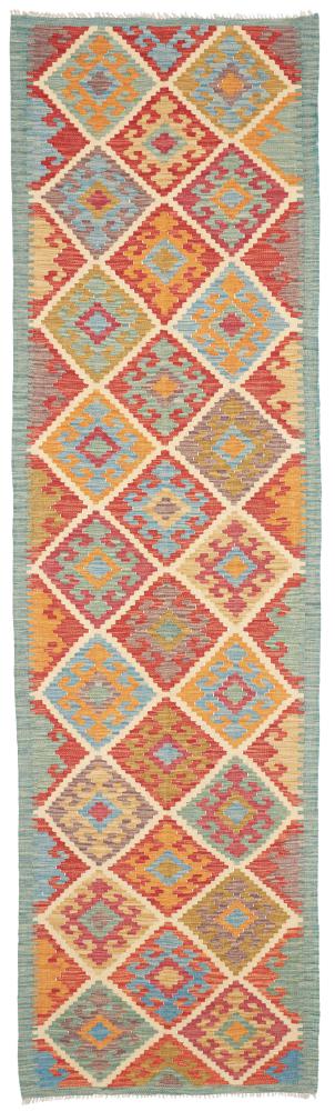 Afgański dywan Kelim Afghan 291x83 291x83, Dywan perski Ręcznie tkany