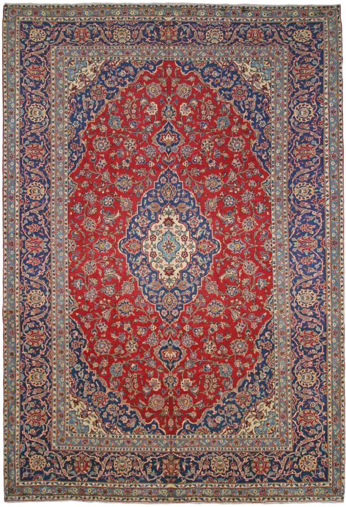 Tapete persa Keshan 355x247 355x247, Tapete persa Atado à mão