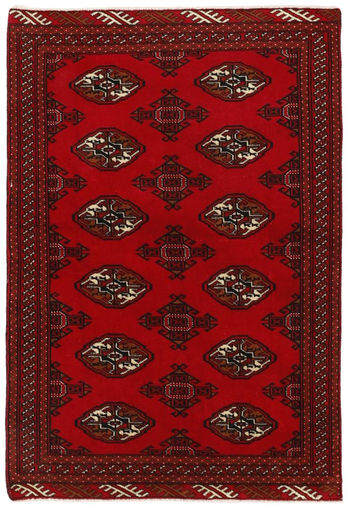 Tappeto persiano Turkaman 141x97 141x97, Tappeto persiano Annodato a mano