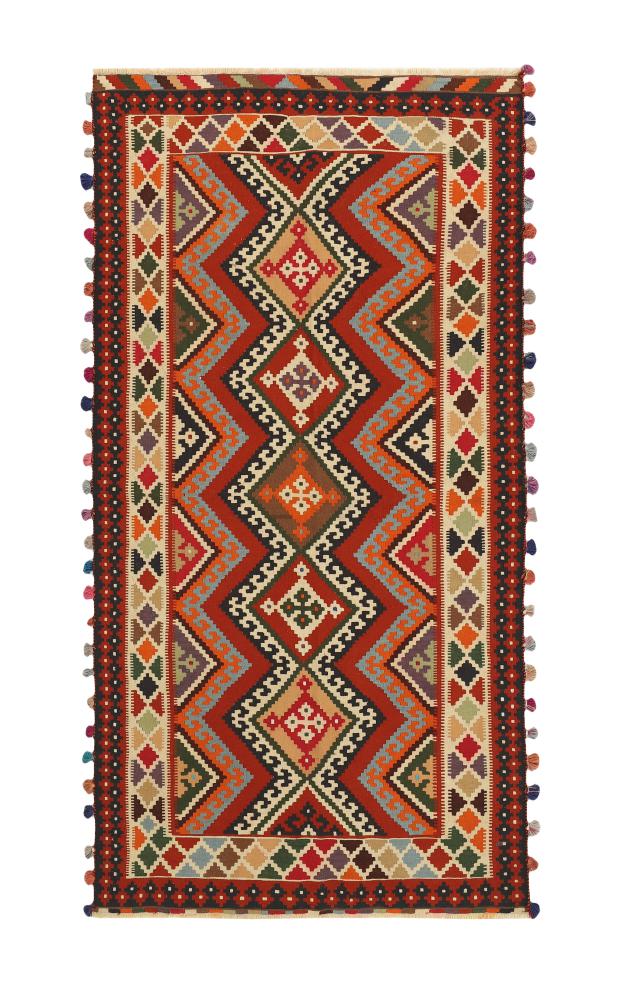 Persialainen matto Kelim Fars 284x144 284x144, Persialainen matto Käsinkudottu
