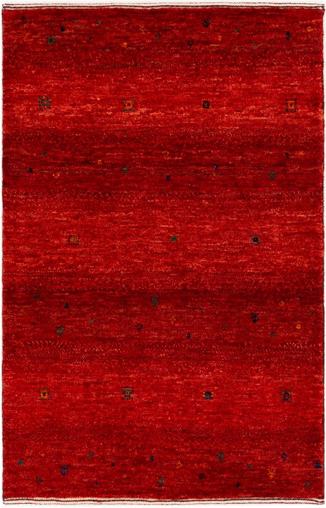 Tapete persa Persa Gabbeh Loribaft Atash 92x59 92x59, Tapete persa Atado à mão