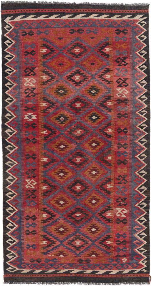 Afghanischer Teppich Kelim Afghan Antik 185x100 185x100, Perserteppich Handgewebt