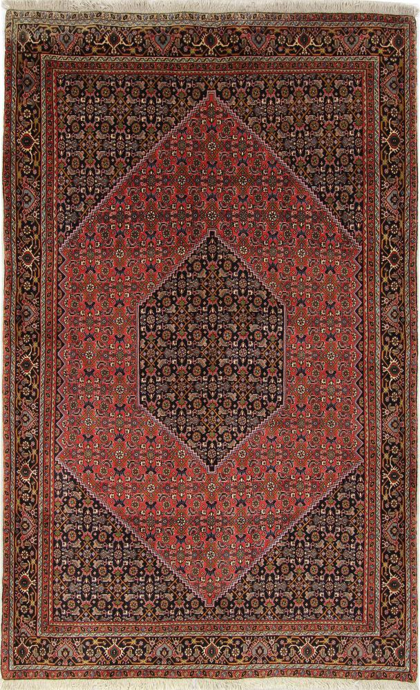 Tapete persa Bidjar Zanjan 8'5"x5'1" 8'5"x5'1", Tapete persa Atado à mão