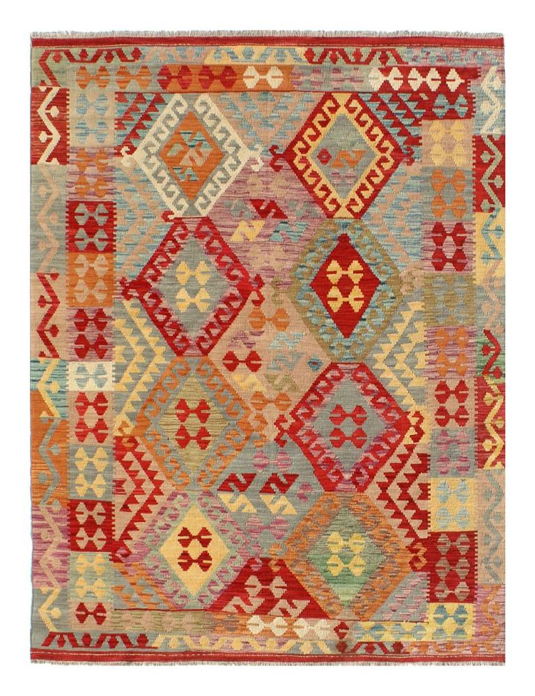Afghan rug Kilim Afghan 8'1"x5'9" 8'1"x5'9", Persian Rug Woven by hand