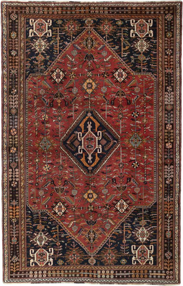 Persian Rug Shiraz 253x164 253x164, Persian Rug Knotted by hand