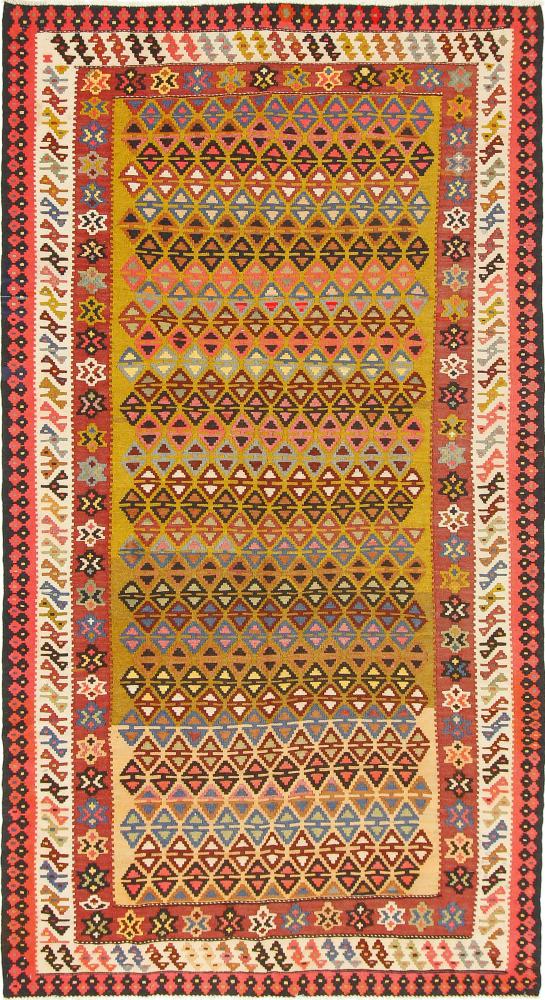 Tapete persa Kilim Fars Azerbaijan Antigo 288x160 288x160, Tapete persa Tecido à mão