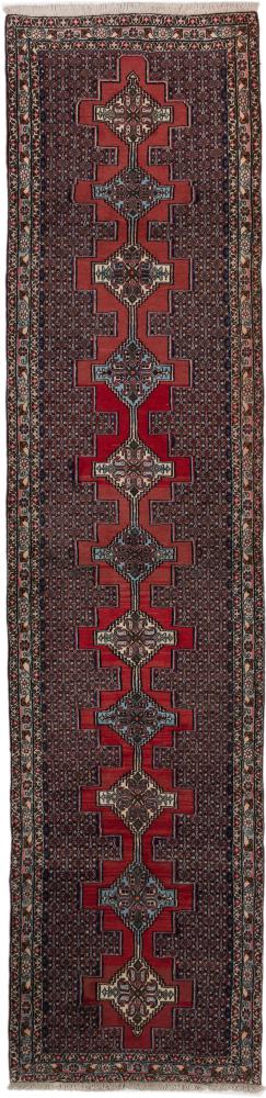 Tapis persan Senneh 394x95 394x95, Tapis persan Noué à la main