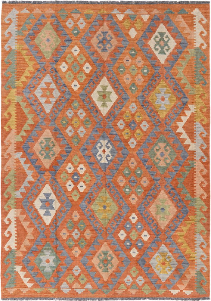 Afghan rug Kilim Afghan 6'0"x4'4" 6'0"x4'4", Persian rug Handwoven