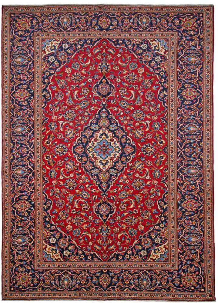 Tapete persa Keshan 347x243 347x243, Tapete persa Atado à mão