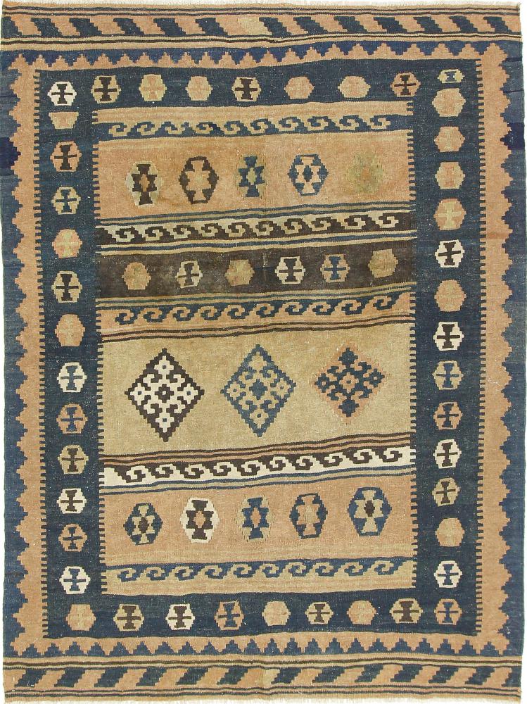 Tapete persa Kilim Fars Azerbaijan Antigo 230x172 230x172, Tapete persa Tecido à mão