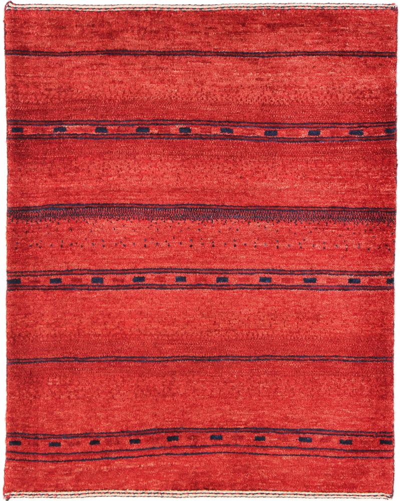 Persian Rug Persian Gabbeh Loribaft Atash 93x77 93x77, Persian Rug Knotted by hand