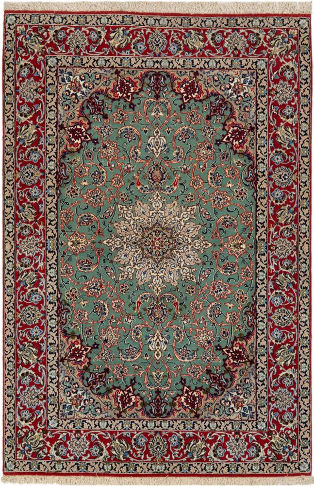 Persisk teppe Isfahan Silkerenning 160x105 160x105, Persisk teppe Knyttet for hånd