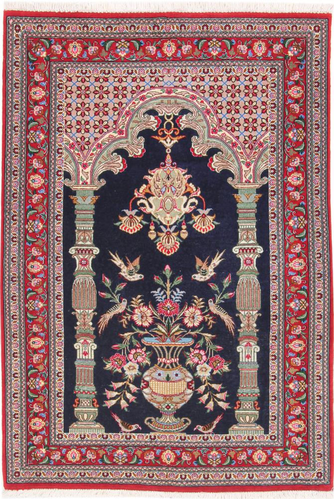 Persian Rug Qum 117x84 117x84, Persian Rug Knotted by hand