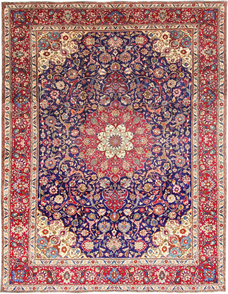 Tapete persa Tabriz 40Raj 390x300 390x300, Tapete persa Atado à mão