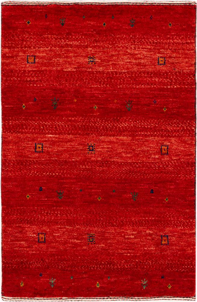 Tapis persan Persan Gabbeh Loribaft Atash 89x59 89x59, Tapis persan Noué à la main