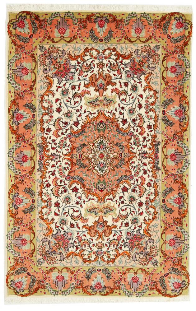 Περσικό χαλί Tabriz 60Raj 159x102 159x102, Περσικό χαλί Οι κόμποι έγιναν με το χέρι