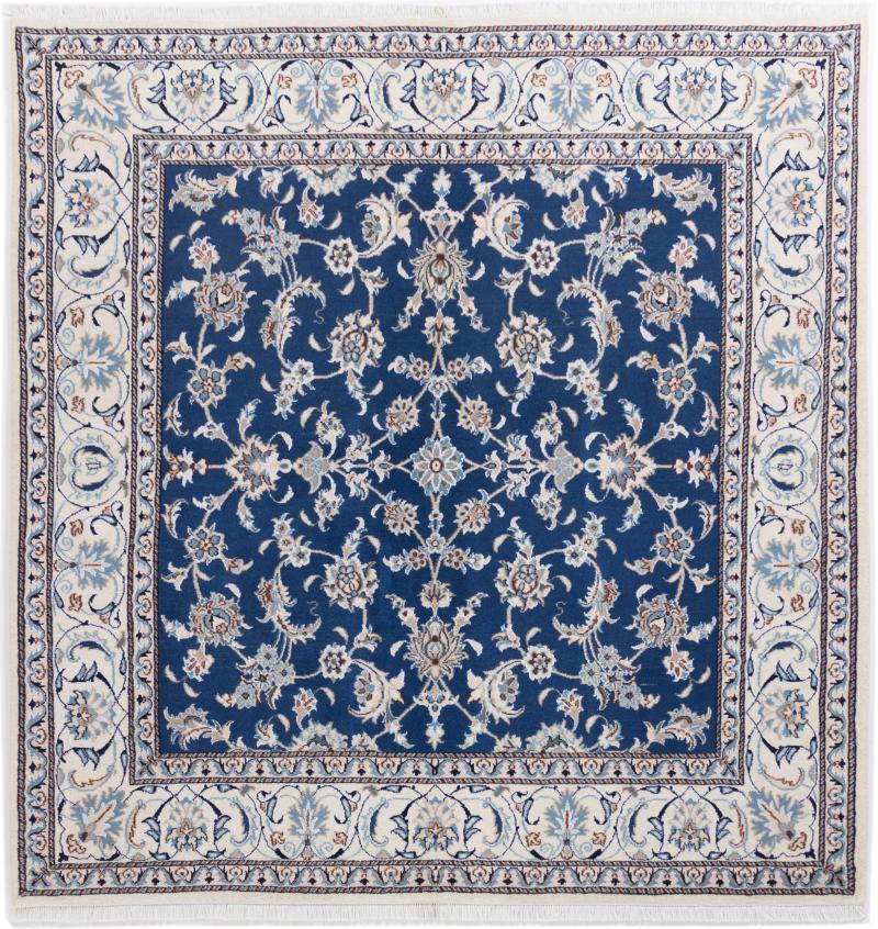 Perzisch tapijt Nain 200x195 200x195, Perzisch tapijt Handgeknoopte