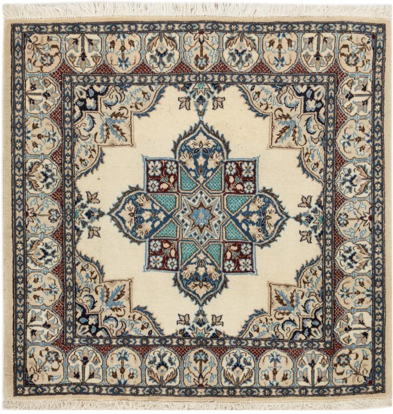 Persian Rug Nain 98x98 98x98, Persian Rug Knotted by hand