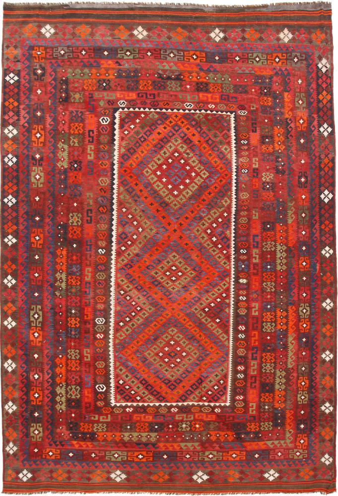 Afghan rug Kilim Afghan Antique 381x262 381x262, Persian Rug Woven by hand