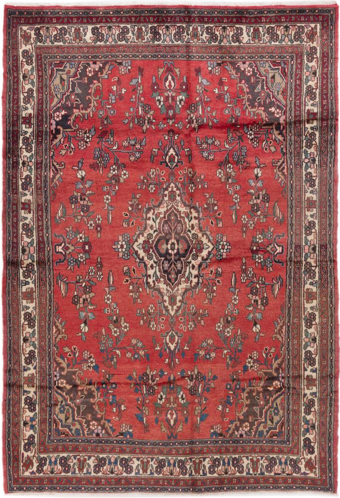 Tapis persan Hamadan Bibikabad 315x215 315x215, Tapis persan Noué à la main