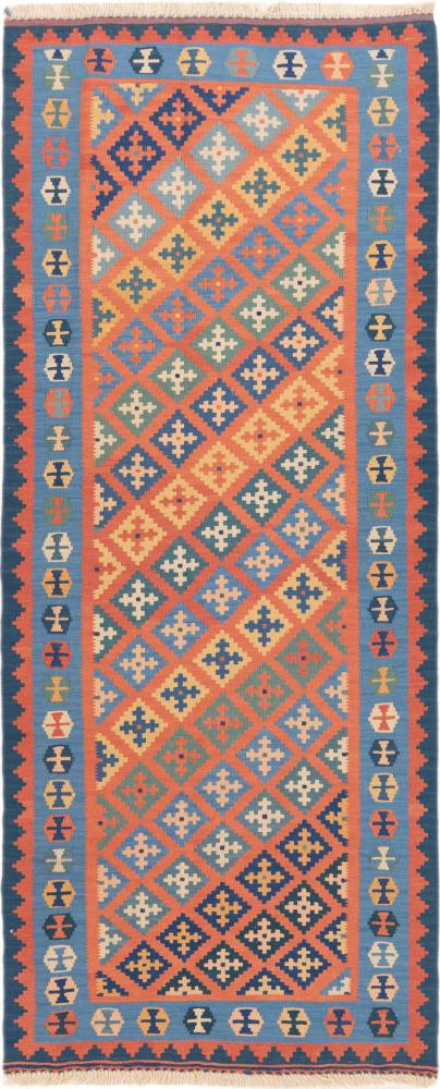 Persisk teppe Kelim Fars 196x86 196x86, Persisk teppe Handwoven 