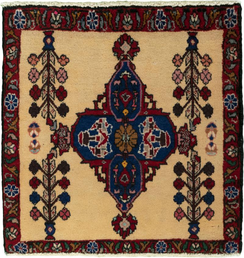 Persian Rug Shiraz 61x59 61x59, Persian Rug Knotted by hand