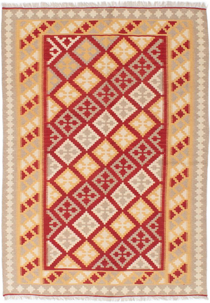 Tapete persa Kilim Fars 7'1"x5'0" 7'1"x5'0", Tapete persa Tecido à mão