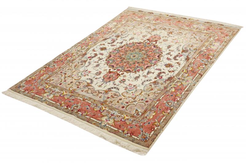 Perzsa szőnyeg Tabriz 50Raj 6'9"x4'9" 6'9"x4'9", Perzsa szőnyeg Kézzel csomózva