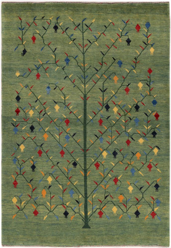 Tapete persa Persa Gabbeh Kashkuli Banafsheh 199x138 199x138, Tapete persa Atado à mão