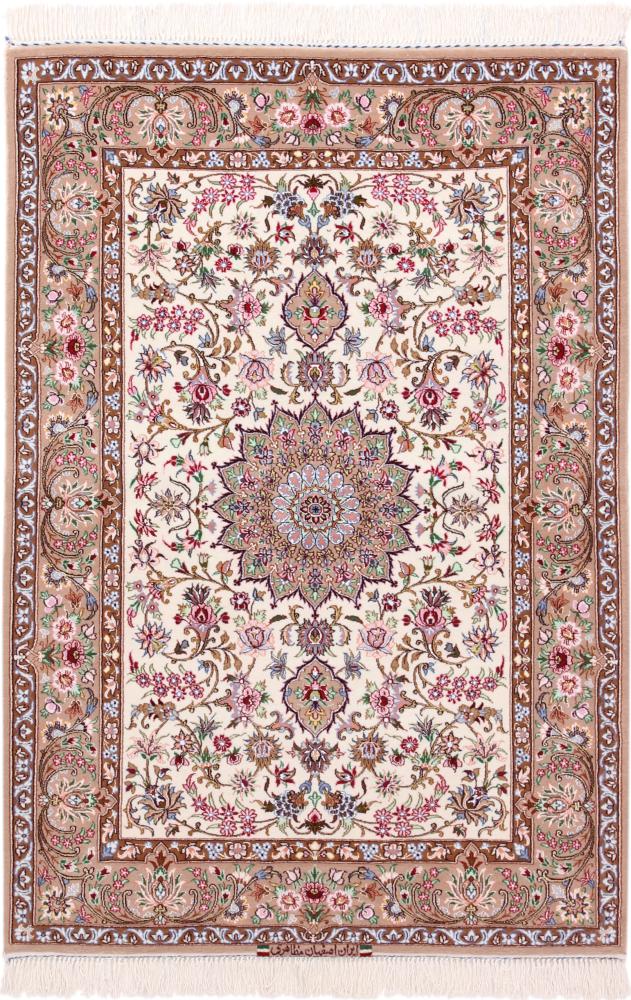 Persian Rug Isfahan Silk Warp 163x112 163x112, Persian Rug Knotted by hand