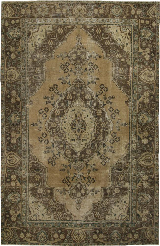 Tapis persan Vintage 295x187 295x187, Tapis persan Noué à la main