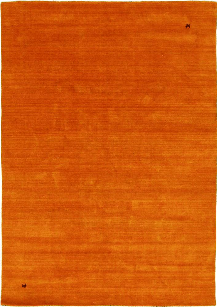 Indo rug Loom Gabbeh 6'7"x4'11" 6'7"x4'11", Persian Rug Loom knotted