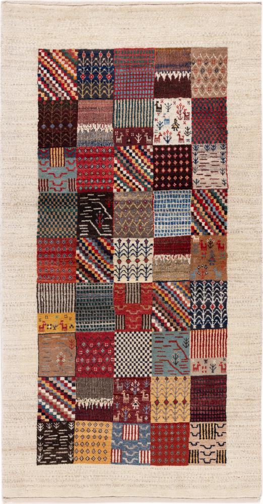 Perzsa szőnyeg Perzsa Gabbeh Loribaft 167x88 167x88, Perzsa szőnyeg Kézzel csomózva