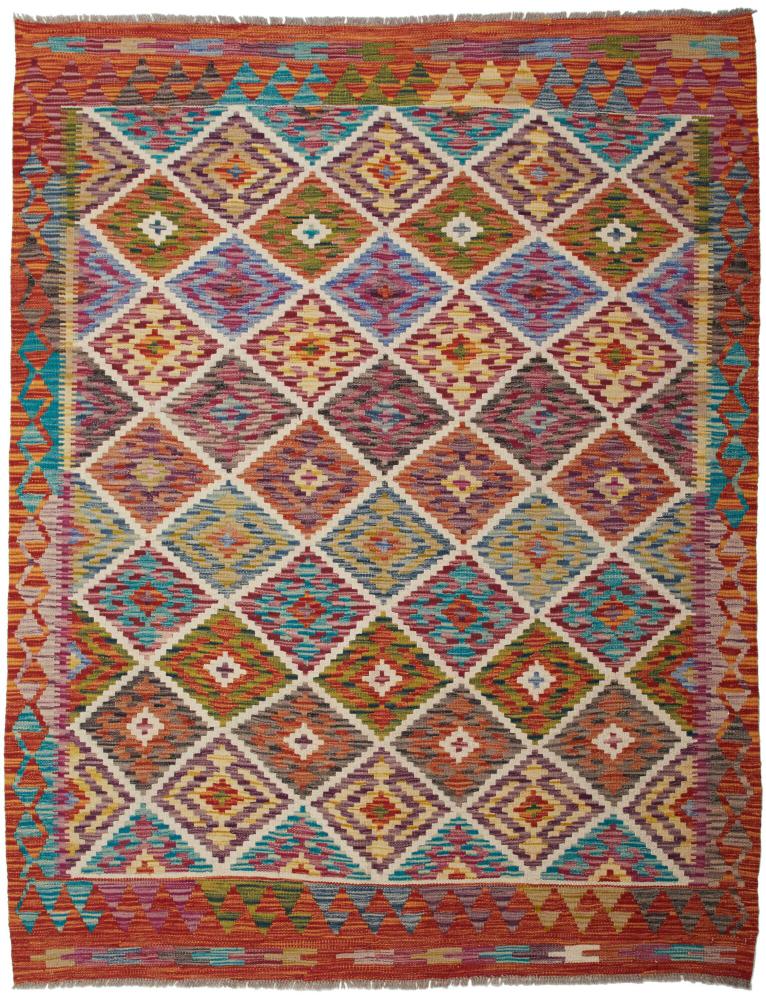 Tapete afegão Kilim Afegão 185x145 185x145, Tapete persa Tecido à mão