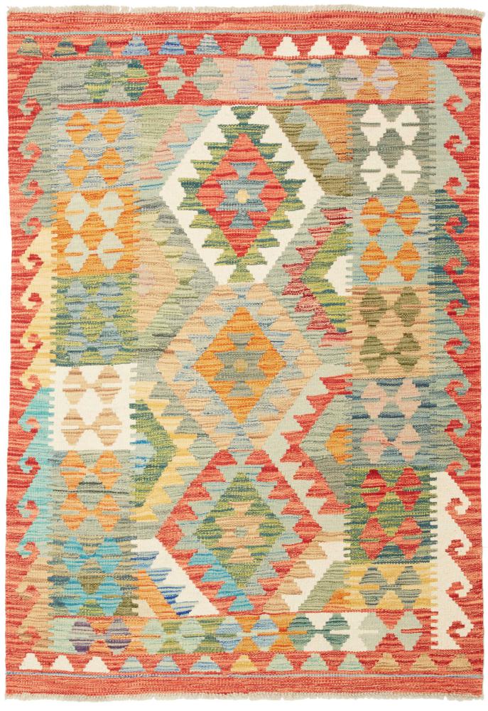 Dywan afgański Kilim  Afghan 145x99 145x99, Dywan perski Ręcznie tkane