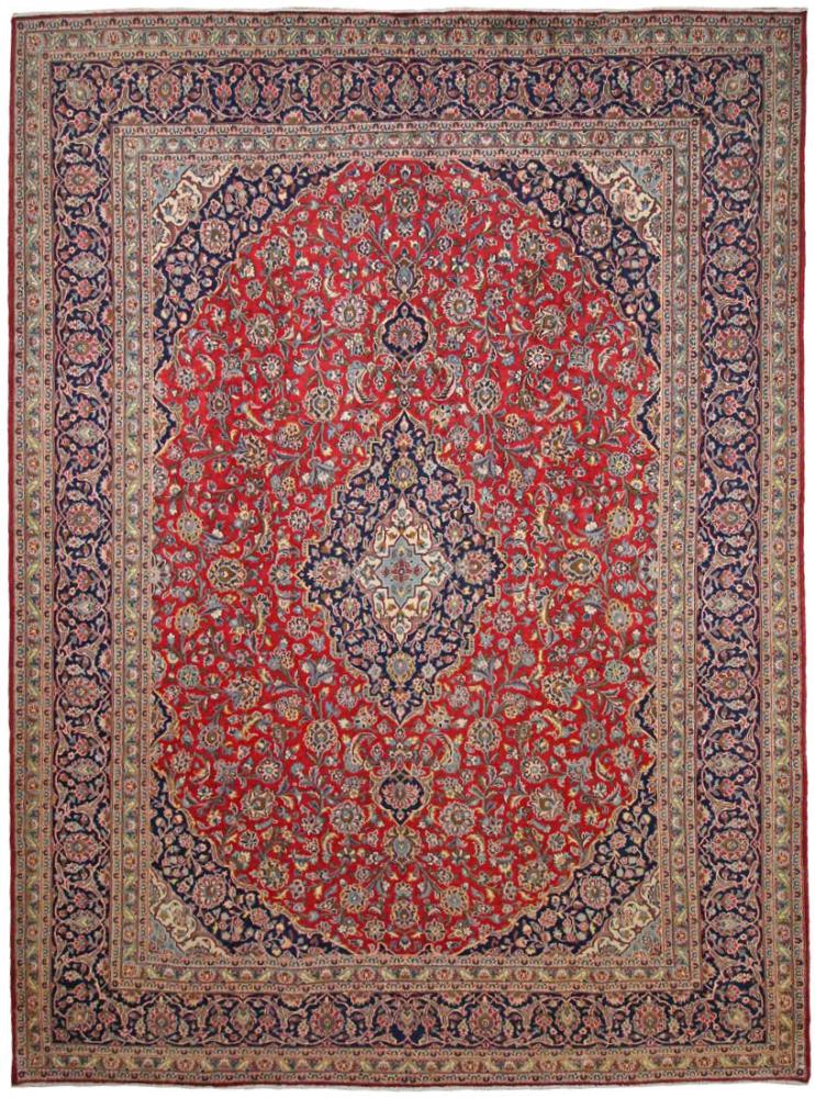 Persisk tæppe Mashhad 389x293 389x293, Persisk tæppe Knyttet i hånden