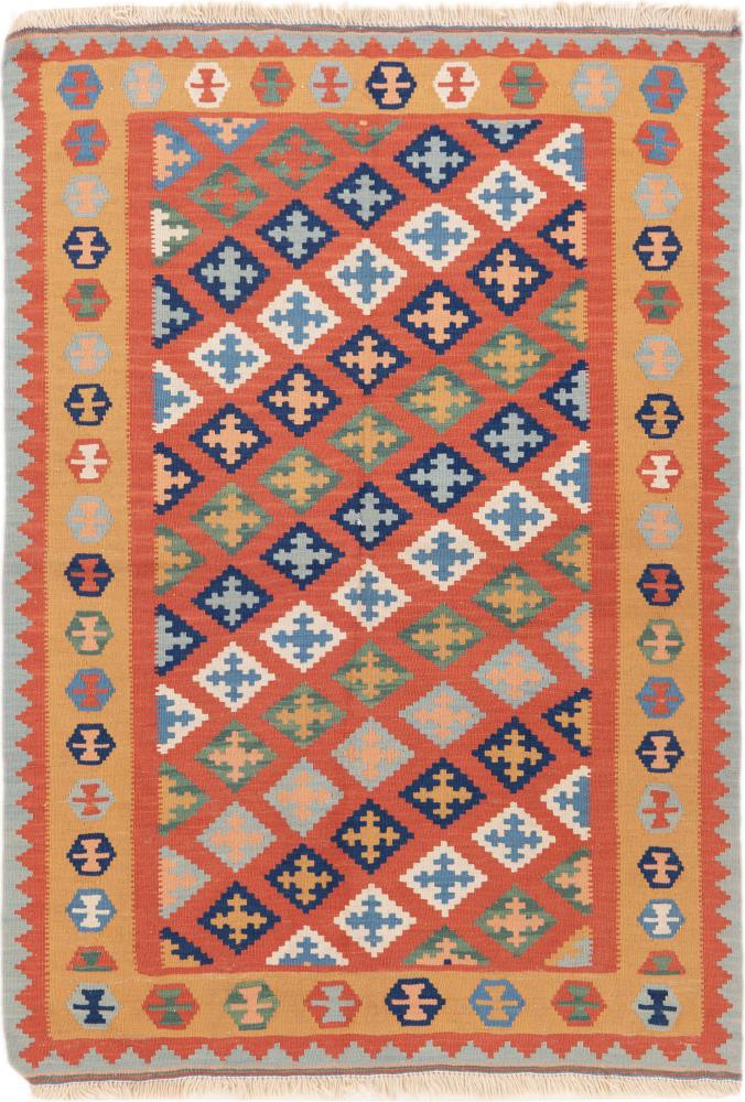 Perzisch tapijt Kilim Fars 142x100 142x100, Perzisch tapijt Handgeweven