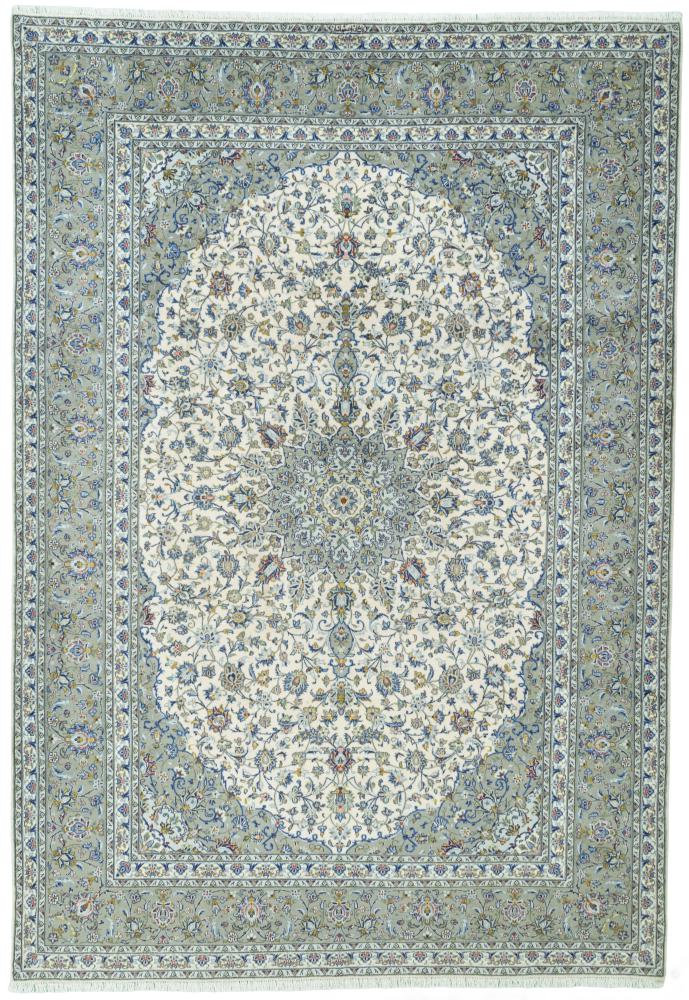 Persian Rug Keshan 11'11"x8'3" 11'11"x8'3", Persian Rug Knotted by hand