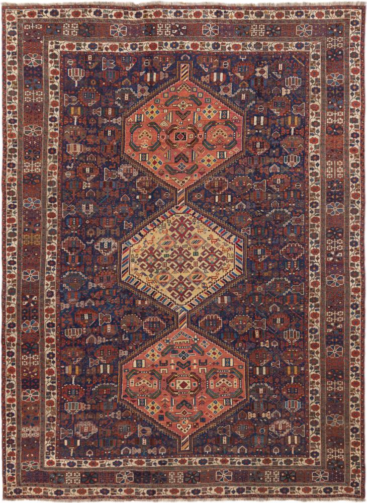Persian Rug Ghashghai Old 335x245 335x245, Persian Rug Knotted by hand