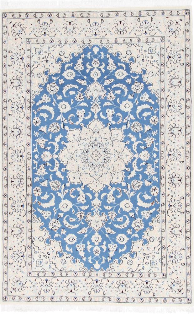 Persian Rug Nain 9La 6'6"x4'3" 6'6"x4'3", Persian Rug Knotted by hand