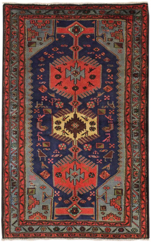 Persisk tæppe Hamadan 155x94 155x94, Persisk tæppe Knyttet i hånden