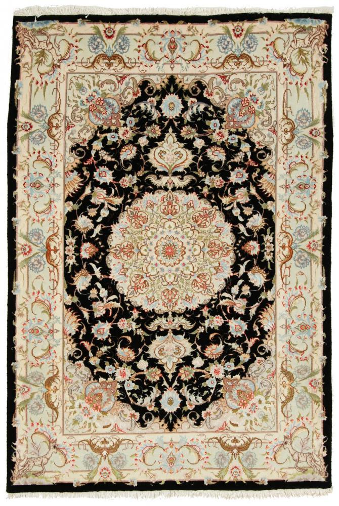 Tapis persan Tabriz 60Raj 148x100 148x100, Tapis persan Noué à la main