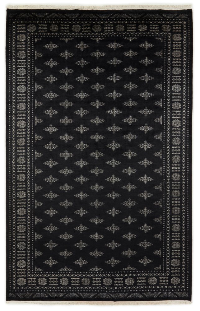Pakistani rug Pakistan Buchara 2ply 10'6"x6'9" 10'6"x6'9", Persian rug Hand-knotted