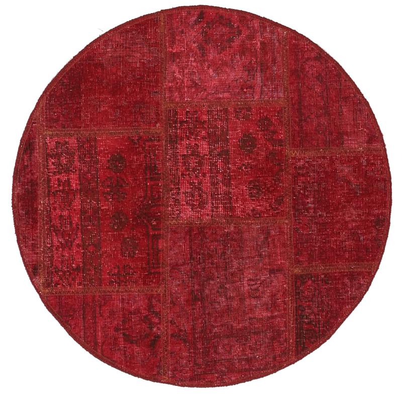  ペルシャ絨毯 パッチワーク 99x101 99x101,  ペルシャ絨毯 手織り