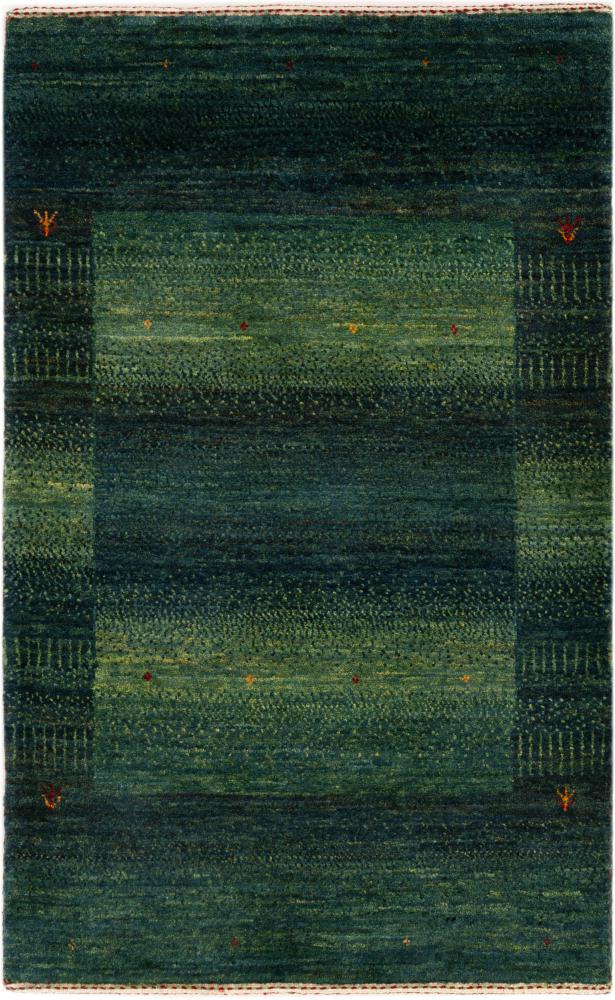 Tapis persan Persan Gabbeh Loribaft Atash 106x64 106x64, Tapis persan Noué à la main