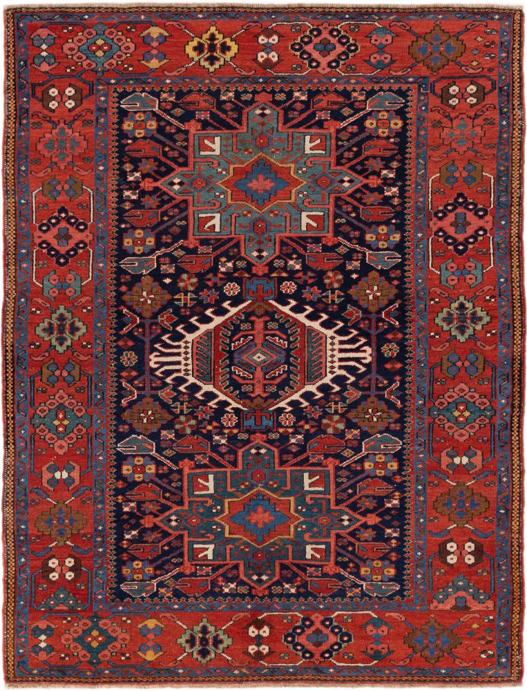 Tapis persan Gharadjeh 193x149 193x149, Tapis persan Noué à la main