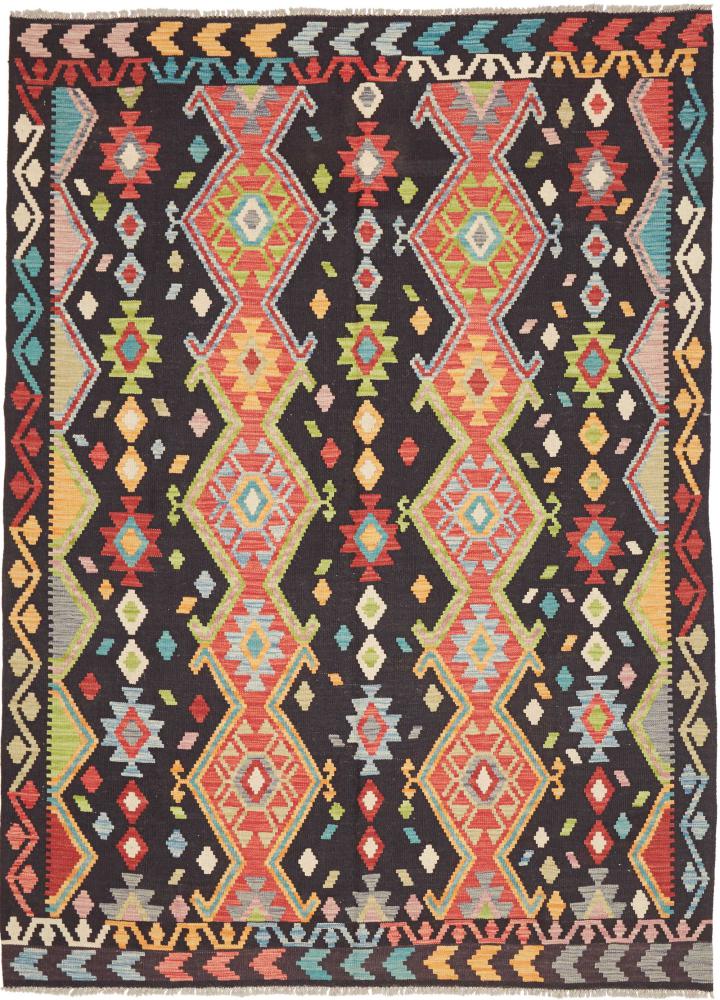Afghan rug Kilim Afghan 233x169 233x169, Persian Rug Woven by hand