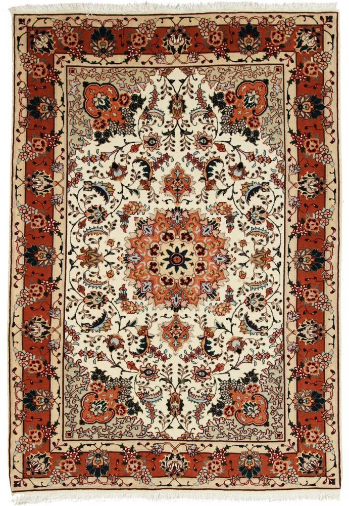 Persian Rug Tabriz 60Raj 147x101 147x101, Persian Rug Knotted by hand